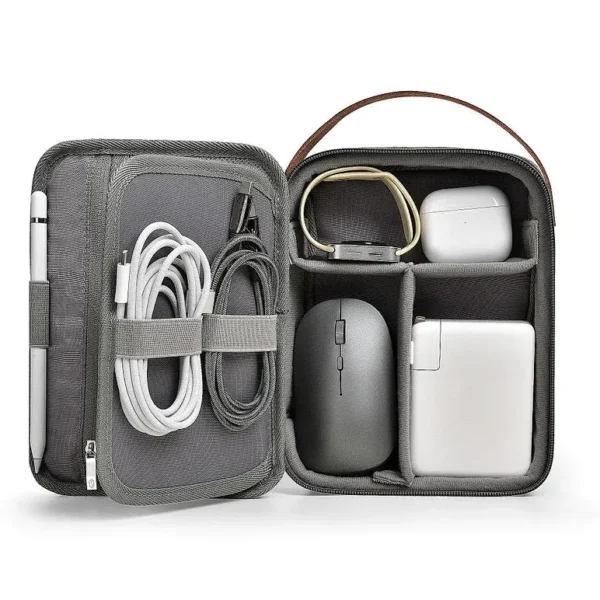 WiWU Minimal Tech Pouch Black Water-Resistant Travel Organizer – FoneHouse Sri Lanka 2