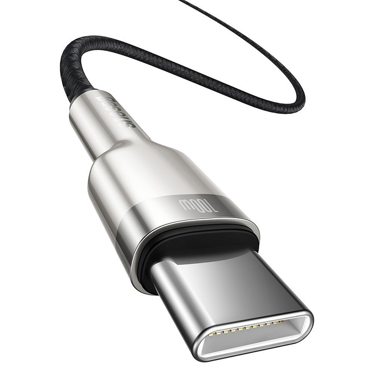 Baseus Cafule Series 2M Metal Data Cable Type-C to Type-C 100W-Black - Image 2