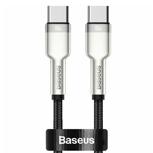 Baseus Cafule Series 2M Metal Data Cable Type-C to Type-C 100W-Black